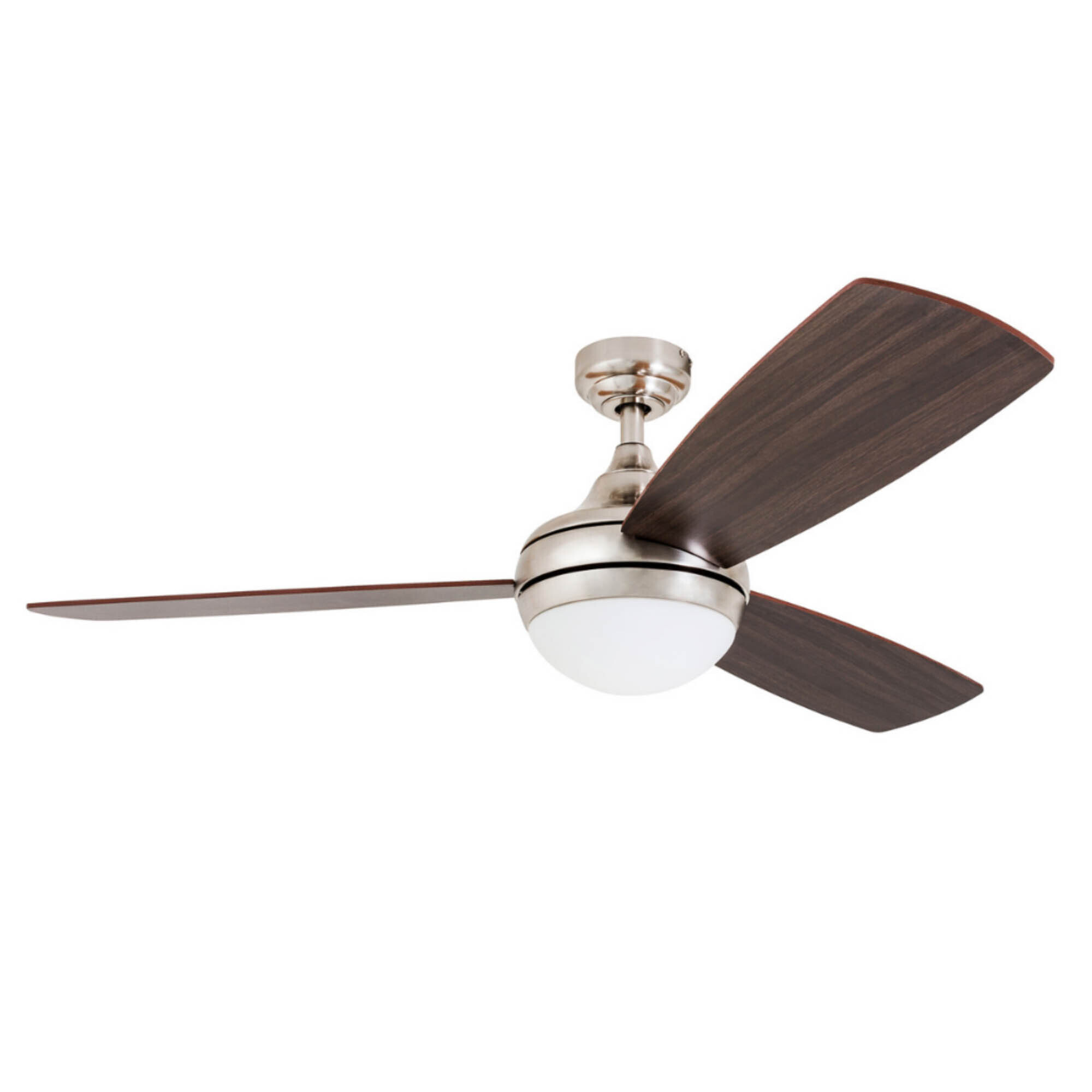 Prominence Home, 52in. Calico Ceiling Fan , Brushed Nickel, Fan Diameter 52 in, Fan Blade Span 50-54 Model# 80035